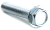 #10-24 x 1" Hex Washer Head Machine Screw, Zinc -- MSHWHU01001024Z - Image
