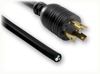 LOCKING NEMA L6-30P to BLUNT CUT HOME // Power Cords // High Voltage Power Cords // Locking Blade Power Cords - 3013.180 - Quail Electronics