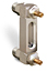 Aluminum Liquid Level Gage with Shut-Off, 3” Centerline, 3/8