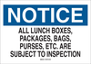 Brady B-401 High Impact Polystyrene Rectangle White Admittance Sign - 14 in Width x 10 in Height - 22134 - 754476-22134 - R. S. Hughes Company, Inc.
