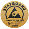 Statguard Floor Label, Black, 8; Tape Colour Desco - 96H7725 - Newark, An Avnet Company