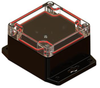 Enclosure, Flanged, Black/clear, Pc; Enclosure Type Serpac - 64AH1866 - Newark, An Avnet Company