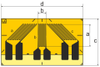 Strain gauge 1.5/120 RY87 -- 1-RY87-1.5/120 - Image