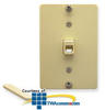 ICC 6P6C IDC Telephone Wall Plate - IC630SS6 - TelephoneStuff.com