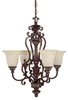 3634CB-283 Mid. Chandeliers-Glass Up - 782853 - Capital Lighting, Inc.
