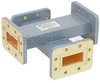 40 dB WR-137 Waveguide Crossguide Coupler with CPR-137G Flange from 5.85 GHz to 8.2 GHz in Copper Alloy - FMWCP1077 - Fairview Microwave Inc.