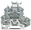 Double-deck terminal block - Ground terminal block - Through terminal block - 2002-2247 - WAGO