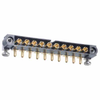 10 Pos. Male SIL Horizontal Throughboard Conn. Jackscrews -- M80-5000000M5-10-333-00-000 - Image