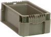 Stright Wall Stacking Container, Grey; Bin Colour Quantum Storage - 42AC6099 - Newark, An Avnet Company