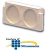 Hubbell Blank Adapter Bracket (Pkg of 10) - OFPBB10 - TelephoneStuff.com