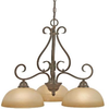 1567-ND3 PC Mid. Chandeliers-Glass Down - 449830 - Capital Lighting, Inc.