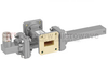 20 dB WR-75 Waveguide Crossguide Coupler with Square Cover Flange and N Female Coupled Port from 10 GHz to 15 GHz in Bronze - FMWCT1064 - Fairview Microwave Inc.