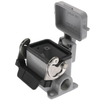 Standard, Rectangular Base with cover, Single Latch, Surface mount, size 44.27, Side M20 cable entry - MHP-06LS20 - Mencom Corporation
