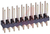 Header; Standard; PC Board; Dual; 20; 0.025 in.; 0.125 in.; 3 A; 5000 Megohms - 70082851 - Allied Electronics, Inc.