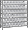 Open Shelving, 7Shelves, 48Bins, Clear; Shelving Unit Type Quantum Storage - 42AC9036 - Newark, An Avnet Company