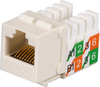 Office White CAT5e Unshielded Keystone Jack - FMT925-R2 - Black Box