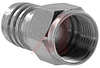 Connector; F Male; RG6 plenum cable; Aluminum - 70121120 - Allied Electronics, Inc.