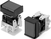 A16□-P Pushbutton Switch (Detachable) (Lighted/Non-Lighted) (Cylindrical 16-dia.) -- A16-AAM-1P - Image