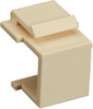 Blank Ivory Keystone Snap Fitting, 10-Pack - WPIV-BLANK-10PAK - Black Box