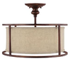 3914BB-458 Semi-Flush Mts.-Drum Shade - 429968 - Capital Lighting, Inc.