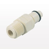 PMC12 Series Coupling Insert, Shut OffPolypropylene In-Line Pipe Thread - PMCD240212 - Qosina Corp.