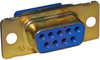 Receptacle, D-Sub; Receptacle; 9; Steel; Crimp; 109 Series - 70041697 - Allied Electronics, Inc.