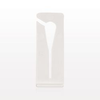 Open Jaw Slide Clamp, White - 11056 - Qosina Corp.