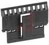 Cover, Latching; Latching; 20; Front; Low; Thermoplastic; Black; Yes - 70085287 - Allied Electronics, Inc.