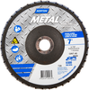 Norton Metal ZA Coarse Center Mount Fiberglass Conical Flap Disc - 66254420006 - Norton Abrasives