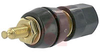 Binding Post, Single; Larger Stud Nut; 30 A; 1000 V; Gold Plated Brass; Green; - 70121034 - Allied Electronics, Inc.