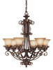 1855CZ Mid. Chandeliers-Glass Up - 736215 - Capital Lighting, Inc.