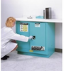 Justrite Sure-Grip EX 22 gal Blue Hazardous Material Storage Cabinet - 35 in Width - 35 in Height - Under Counter - 697841-11311 - 697841-11311 - R. S. Hughes Company, Inc.