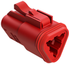 Automotive Housing, Plug, 3Pos, 13A, Red; Product Range Amphenol Sine/tuchel - 36AJ7962 - Newark, An Avnet Company