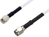 SMA Male to Reverse Polarity SMA Male Cable 12 Inch Length Using RG188-DS Coax with HeatShrink - PE3W05475/HS-12 - Pasternack