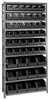 Open Shelving, 10Shelves, 48Bins, Black; Shelving Unit Type Quantum Storage - 44AC6674 - Newark, An Avnet Company