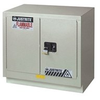 Justrite Chemcor 23 gal Silver Hazardous Material Storage Cabinet - 36 in Width - 35 3/4 in Height - 697841-13094 - 697841-13094 - R. S. Hughes Company, Inc.