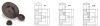 KHK SSY0.8-20, Module 0.8, 20 Tooth, Carbon Steel Thin Face Spur Gears -- ssy0-8-20 - Image