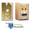 ICC Faceplate Junction Box - Single Gang - ICACSMBS - TelephoneStuff.com