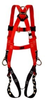 3M Saturn 1031F Red 2XL Vest-Style Body Harness - Nomex/Polyester Webbing - 078371-63535 - 078371-63535 - R. S. Hughes Company, Inc.