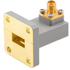 WR-51 to SMA Female Waveguide to Coax Adapter UBR180 with 14.5 GHz to 22 GHz in Brass - FMWCA1099 - Fairview Microwave Inc.