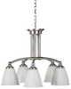 FAP513SNSCT Mid. Chandeliers-Glass Down - 453519 - Capital Lighting, Inc.