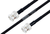 MIL-DTL-17 BNC Male to BNC Male Cable 48 Inch Length Using M17/84-RG223 Coax -- PE3M0029-48