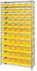 Open Wire Shelving, 12Shelves, 55Bin/yel; Shelving Unit Type Quantum Storage - 44AC8060 - Newark, An Avnet Company