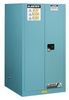 Justrite Chemcor 60 gal Blue Hazardous Material Storage Cabinet - 34 in Width - 65 in Height - 697841-11438 - 697841-11438 - R. S. Hughes Company, Inc.