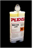 Plexus MA530 Gray Base & Accelerator (B/A) Methacrylate Adhesive - 400 ml Dual Cartridge - PLEXUS 53000 - R. S. Hughes Company, Inc.