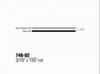 3M Scotchcal 74802 Black / Silver Metallic Striping Automotive Tape - 3/16 in Width x 150 ft Length - 2 mil Thick - 051141-74802 - R. S. Hughes Company, Inc.