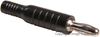 Banana Plug, 15A, Crimp/solder, Black; Gender Pomona - 94F1520 - Newark, An Avnet Company