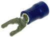 Terminal, Spade/fork, #6, Crimp, Blue; Product Range Amp Te Connectivity - 26R1543 - Newark, An Avnet Company