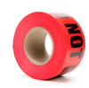 3M Scotch 362 Red Warning Tape - 3 in Width x 1000 ft Length - 2 mil Thick - 57766 - 051128-57766 - R. S. Hughes Company, Inc.