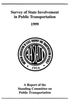 Survey of State Involvement in Public Transportation, Single User PDF Download - SIPT-3-UL - AASHTO Publications